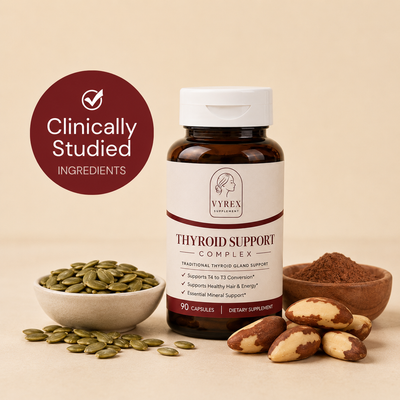 Vyrex Supplements™ Thyroid Support Complex | Thyroid Wellness Formula