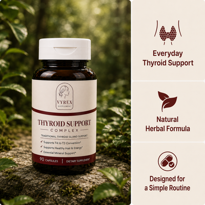 Vyrex Supplements™ Thyroid Support Complex | Thyroid Wellness Formula