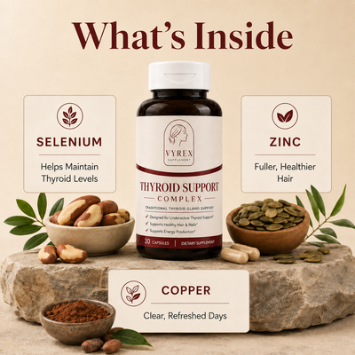 Vyrex Supplements™ Thyroid Support Complex | Thyroid Wellness Formula